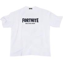 Balenciaga x FORTNITE Marškinėliai Vyriški Balti 612966TLVO39040 M balta
