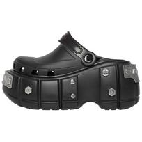 Balenciaga x Crocs Hardcrocs Mediniai klumpės Vyriški Juodi 687397W1S8N1081 44 gray