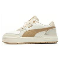 Puma Ca Pro Lux Ii Casual Comfortable Low-Top Sneakers Unisex Sneakers White Brown 393176-02 44