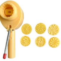 Effective Hand Press Ice Skin Molds Adjustable Hand Press Mooncakes Molds for Festival Treat and Unique Dessert 1