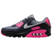 Nike Air Max 90 Juodi Pilki Ryškiai Rožiniai Vyriški Kedai Cool-Grey Wolf-Grey DM0029-010 42.5