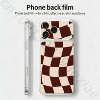 checkerboard checked chess TICKET Decal Skin Wrap for iPhone 17 Pro/Pro max Protective Film for Back, Frame, Camera iPhone17pro