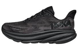 HOKA Clifton 9 Wide 'Triple Black' 45 gray