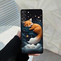 Cartoon Fox Case For Samsung Galaxy S25 Ultra S21 S22 S23 S24 S26 Ultra S10 Plus S21 S25 FE Cover Funda Galaxy S21 FE