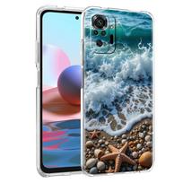 Phone Case For Xiaomi Redmi Note 15 14 5G 13 12 10 11 Pro Plus 4G 14C 13C 12C Soft TPU Cover Seaside Scenery Wave Beach Pattern For Redmi Note 10