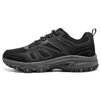 Skechers Hillcrest Comfortable Versatile Shock Absorbing Low Top Outdoor Shoes Men shoes Black 237379-BKCC 39.5