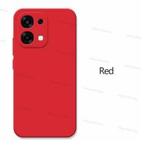 For oppo A6 Pro Case oppo A6 Pro 4G 5G Cover Bumper Luxury TPU Shockproof Liquid Silicone Protective Phone Cover For oppo A6 Pro oppo A6Pro 4G Global raudona
