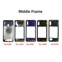 For Samsung A20S A21S A50S A70S Middle Frame Housing Bezel Side Frame Repair Parts For A30S black