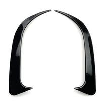 2pcs Gloss Black Rear Bumper Spoiler Fins Trims For Mercedes-Benz CLA-Class W117 C117 CLA200 220 250 260 45 AMG 2013-2019 Tuning Gloss Black