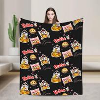 Buldak aštrūs ramen meilės pledas kokybiškas šiltas metamas pledas žiemos berniuko mergaitės svetainės grafinis lovatiesė 75X95CM