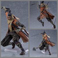 Anime figūrėlė 15 cm Žaidimas Sekiro Shadows Die Twice Figūrėlė PVC Veiksmo figūrėlės Žaislai Kolekcija Modelis Lėlė gray