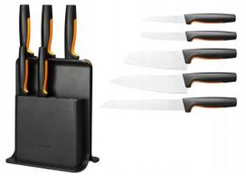 FISKARS 5 peilių rinkinys su stovu, Functional Form, juodas, 1057554