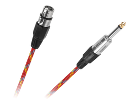 Mikrofono kabelis CANON lizdas-JACK 6.3 mm 5 m