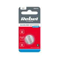 REBEL EXTREME CR2032 baterija 1 vnt, pakuotėje