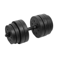 Bituminiai reguliuojamo svorio hanteliai 1x20kg REBEL ACTIVE
