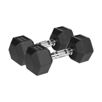 Guma dengti ketaus hanteliai HEX 2x7.5 kg REBEL ACTIVE