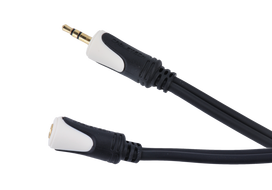 Kabelis 3.5 mm stereo kištukas - 3.5 mm stereo lizdas 1.8 m Cabletech Basic Edition