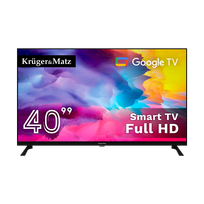 Kruger&Matz 40 colių FHD Google TV 5.0 televizorius, DVB-T2/S2/T/C H.265 HEVC