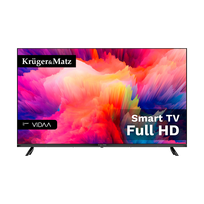 Kruger&Matz 43 colių FHD išmanusis DVB-T2/S2 H.265 Hevc televizorius