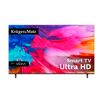 Kruger&Matz 65 colių UHD išmanusis DVB-T2/S2 H.265 Hevc televizorius
