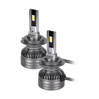 LED automobilio lemputė A16-H7 90W 6000K HQ