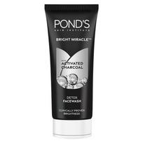 Pond's Pure Detox Face Wash 100g With Activated Charcoal For Glowing Skin Deep Cleansing Daily Use Facewash For All Skin Types