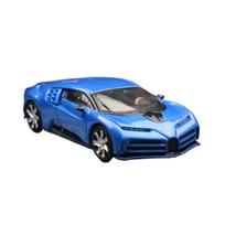 1/64 Bugatti Centodieci EB110 Miniature Toy Car 1/64 JKM Racing Vehicle Model Free Wheels Diecast Alloy Metal Collection Gift mėlyna