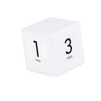 Portable Cube Timer Digital Kitchen Timer Countdown Alarm 15 20 30 60 Minutes Flip Timing with Digital Display Time 1-3-5-10 balta