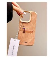 Skin Pattern Cartoon Dachshund for Apple 16 Promax Mobile Phone Case for IPhone 15 All-inclusive 14/13 Brown For  Apple 16
