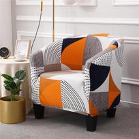 Nordic Style Tub Chair Cover All Inclusive Armchair Cover Four Season Universal Single Club Sofa Slipcover for Living Room Bar 1 seater