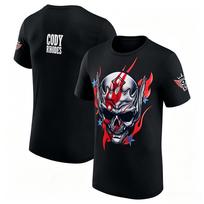 Wrestler Cody Rhodes The American Nightmare Unisex 100%Cotton Shirt 2026 Men's O-neck Streetwe XS black
