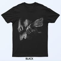 Acoustic Guitar Player Shirt Vintage Music Teacher Guitarist Black T-Shirt 4XL gray