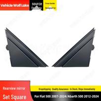 Suitable for Fiat 500 (2007-2024) / Abarth 500 (2012-2024) Rearview Mirror Triangle Plate - Matte Finish. Matte Right 735455793
