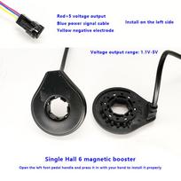 1 vnt. Elektrinio dviračio priedai 6/12 magnetų dvigubas Holo jutiklis Sm kištukas Pedalo pagalbos jutiklis 6 Magnetic