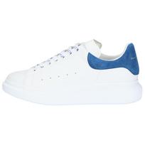 Alexander McQueen Oversized Sneaker Leather Lace Up Low top Stylish Skateboarding Shoes Men's White 553680WHGP79086 41.5