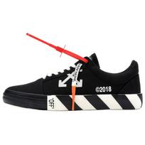 OFF WHITE Vulc Low Updated Stripes Black Women's OWIA146R198000161000 40