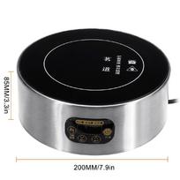 1500W Elektrinis keraminis arbatos virdulys Be radiacijos Vandens virinimo indukcinė kaitlentė Jutiklinis valdymas Mini indukcinė kaitlentė black