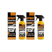 2 vnt. Nano automobilio dangos purškalas, Automobilio dažų paviršių apsaugai, Tinka automobiliams su keraminėmis dangomis, 120 ml one size balta