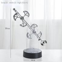 Fizikos mokslas Newton Pendulum Šiaurės šalių namų dekoravimo priedai Modernūs metaliniai Maglev Balansiniai kamuoliukai Biuro stalo dekoras Dovanos white