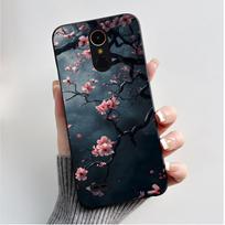 Phone Case For LG K10 2017 M250 M250N X400 Case Luxury Fashion Flowers Butterfly Soft TPU Black Silicone Back Cover Funda Coque LG K10 (2017)