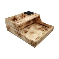 Multifunctional Barber Tools Holder, Hair Groomer Box Engraving Pencil Storage