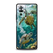 Cool Ocean Turtle Phone Case For Xiaomi Redmi Note 14 13 12 5G 11 10 Pro Plus 4G 9S 9 14C 13C 12C 10C 9C 9A Soft TPU Cover For Redmi Note 9S