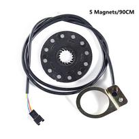 Pagalbiniai jutikliai elektriniam kalnų dviračiui Pakeistos dviračio dalys PAS sistema Greičio jutiklis 5 Magnets-90cm
