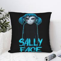 Sally Face Game Pillowcase Printing Polyester Cushion Cover Gift Horror Girl Pillow Case Cover Car Zipper 18'' 30X30CM