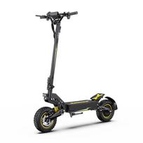 OOTD T10 - Sulankstomas elektrinis paspirtukas - 900 W variklis - 48 V 13,5 Ah baterija - 60 km nuotolis - Amortizatoriai - Juodas ir geltonas