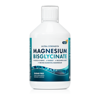 Swedish Nutra skystas magnio bisglicinatas didelės koncentracijos be cukraus, 500 ml.