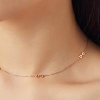 DIDIER DUBOT Miss Doo Gold Necklace JDRNRXF484S ONE
