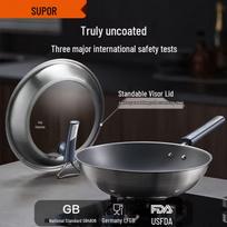 SUPOR Titanium-Iron Alloy Non-stick Wok