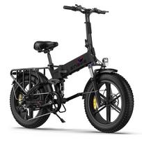 ENGWE Engine X Sulankstomas elektrinis dviratis – 250 W variklis, 120 km nuvažiuojamas atstumas, 20x4.0 riebios padangos ir Shimano 7 pavarų sistema miesto ir bekelės važiavimui