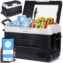 Icemax 400 Berdsen 40 litrų kompresorinis kelioninis šaldytuvas - juodas ir pilkas
